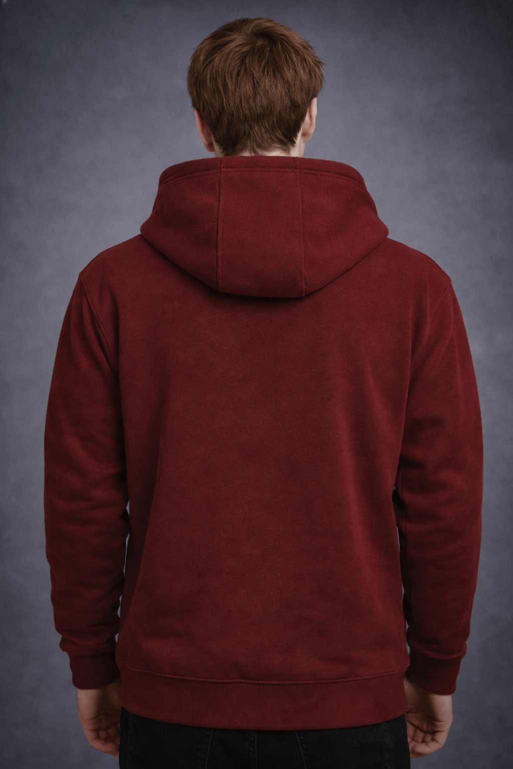 外采 Basics 300g blended milk silk hooded zip-up sweatshirt