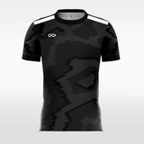 black custom handball jersey