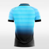      black custom short soccer jersey
