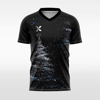 black custom soccer jersey for men sublimation