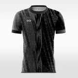 black short custom soccer jersey