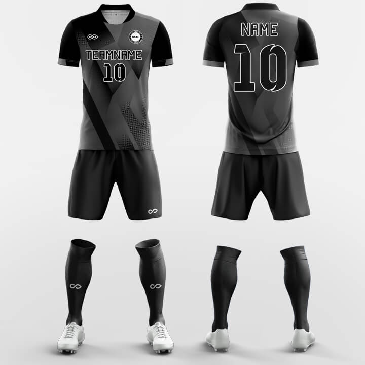 black soccer jersey out wear