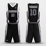 black sublimated basketball jersey