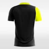 black sublimation short sleeve jersey