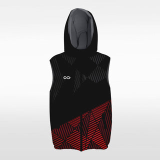    black winter vest