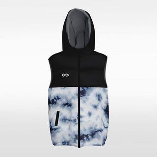 black winter vest