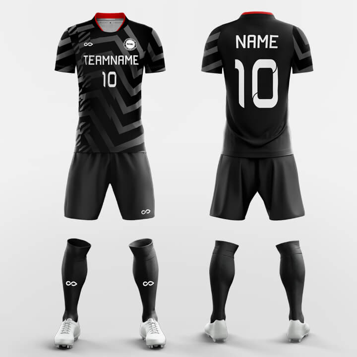 Source Cheap Custom Black Green Soccer Jersey Football Shirt Design Your  Own Soccer Uniform on m.