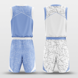 blue and white basketball jersey kit