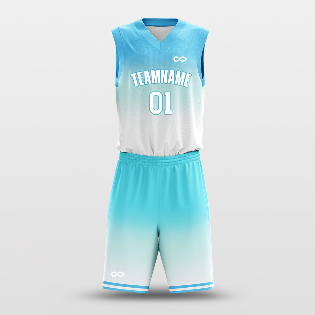 custom basketball jersey design blue and red personalized color