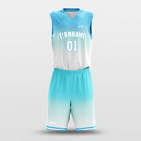 Ocean Blue - Customized Basketball Jersey Design for Team