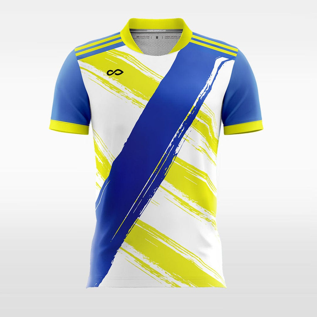 blue and yellow soccer jerseys for women