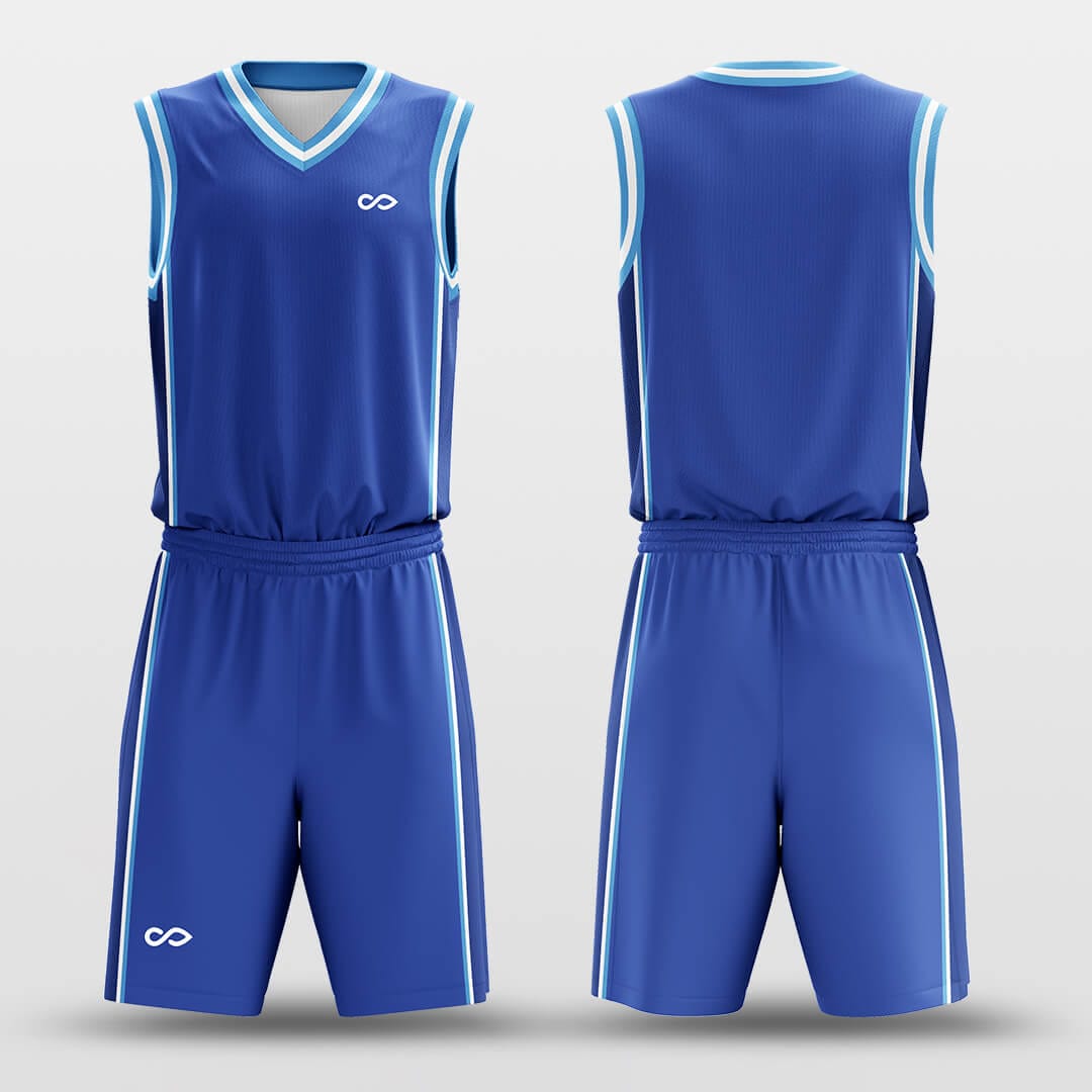 Blue Lightning - Customized Basketball Jersey Set Design-XTeamwear