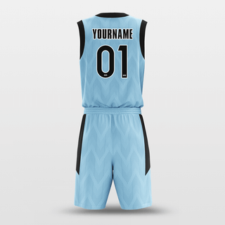 blue basketball jersey kit