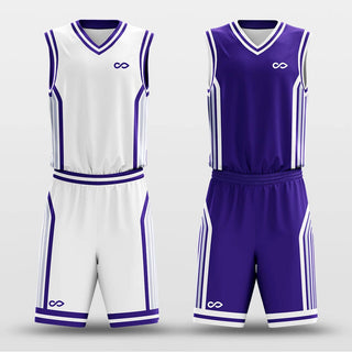 blue basketball jersey set