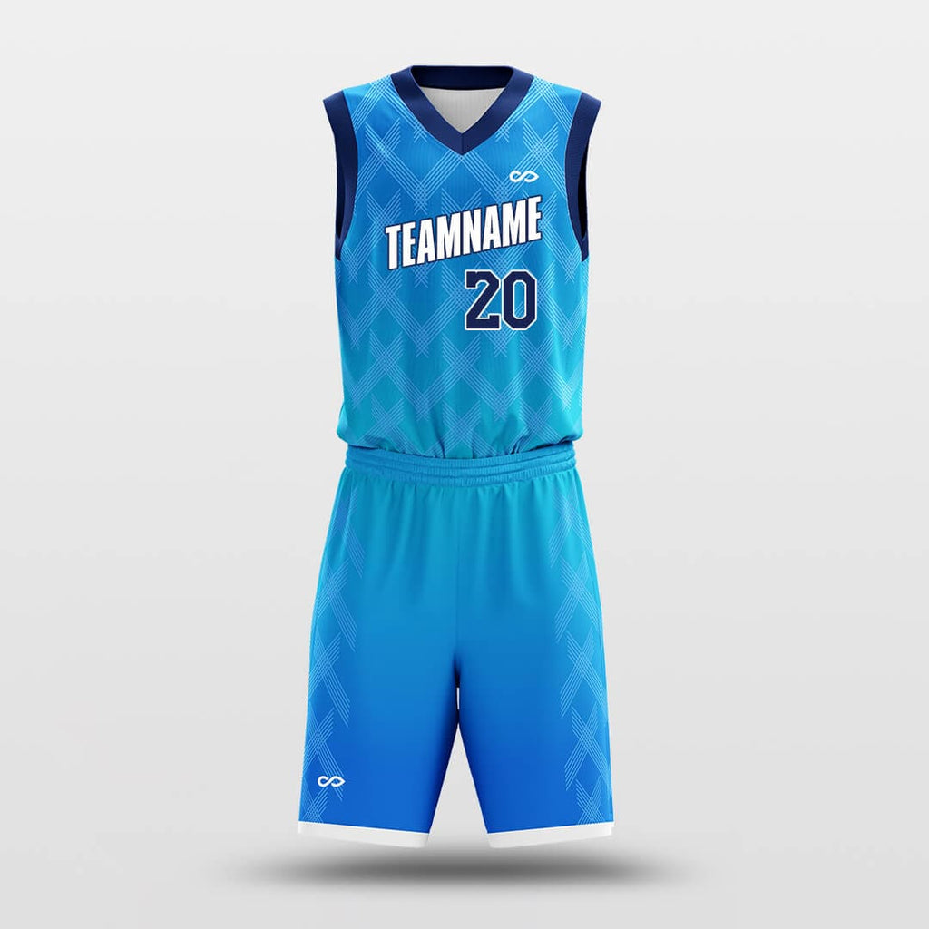 blue basketball jersey