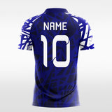  blue clutter sublimated soccer jersey