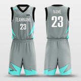 blue custom basketball jersey