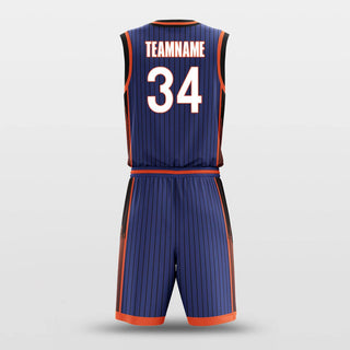 blue custom basketball jersey