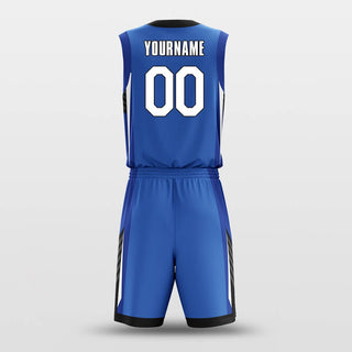 blue custom basketball jersey