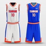 Ice and Fire - Custom Reversible Basketball Jersey Set Sublimated BK260118S