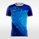     blue custom soccer jersey