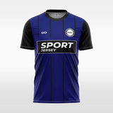  blue custom soccer jersey