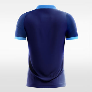     blue custom soccer jersey