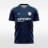  blue custom soccer jersey