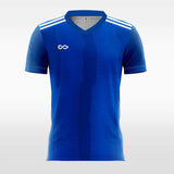      blue custom soccer jersey