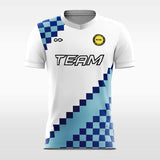  blue custom soccer jersey