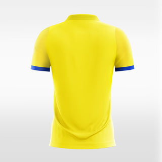 blue custom soccer jersey