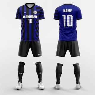  blue custom soccer jerseys kit 