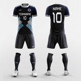  blue custom soccer jerseys kit