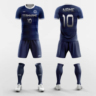  blue custom soccer jerseys kit 