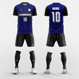  blue custom soccer jerseys kit 