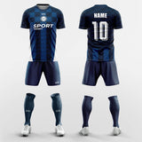  blue custom soccer jerseys kit 