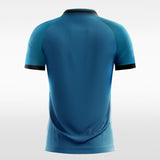     blue custom sublimated soccer jersey