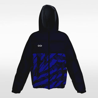     blue custom winter jacket