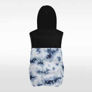 blue customized sublimated winter vest