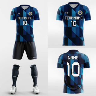 blue doamond soccer jersey kit