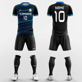 blue future lines soccer jersey set