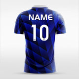 blue gradient soccer jersey for women