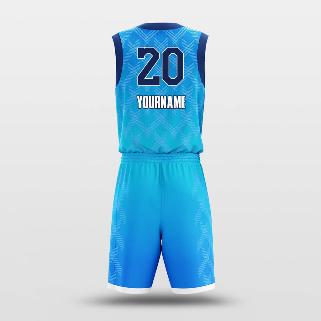 blue jersey set