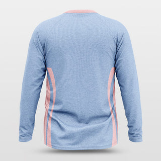 blue long sleeve jersey