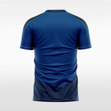 blue sublimated soccer jersey