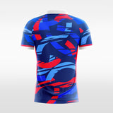  blue sublimated soccer jersey