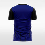 blue sublimated soccer jersey