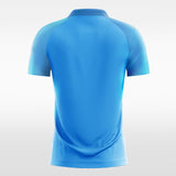 blue sublimation short sleeve jersey
