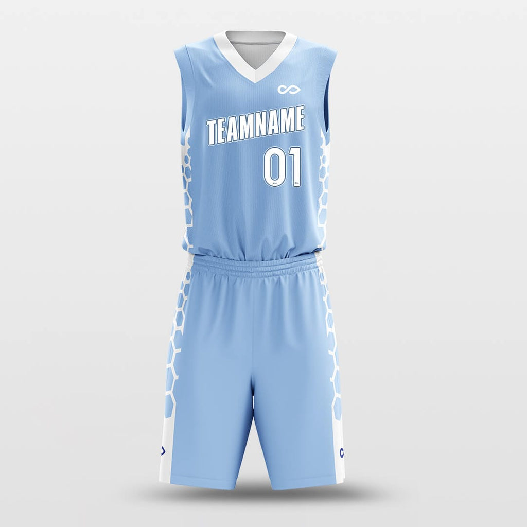 blue team jersey for basketball