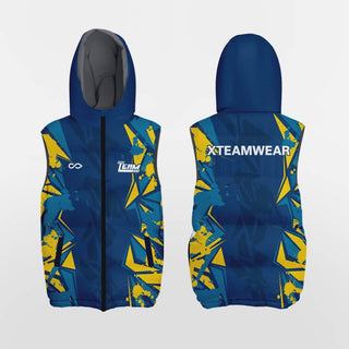    blue trekker custom winter vest